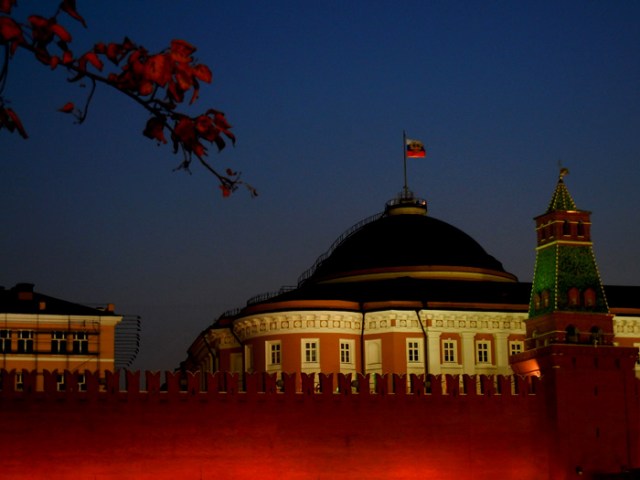 Kremlin at night Sarah Peck
