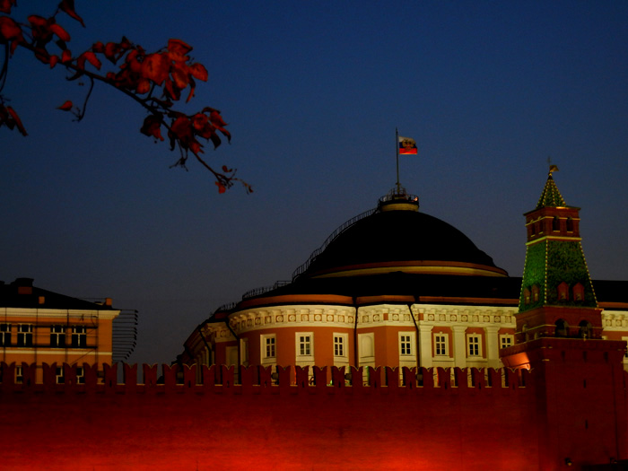Kremlin at night Sarah Peck